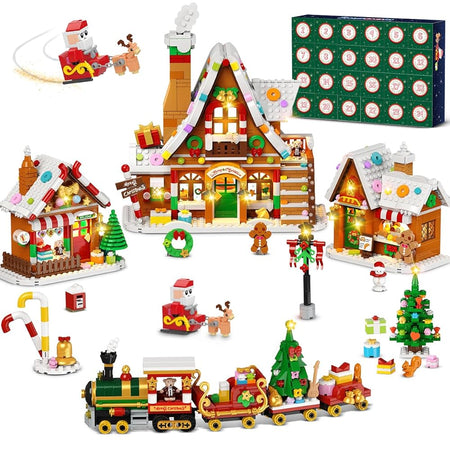 Countdown – Lebkuchenhaus-Schneedorf