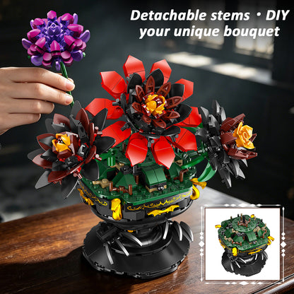 Gotische Fledermausblume Bauspielzeugset