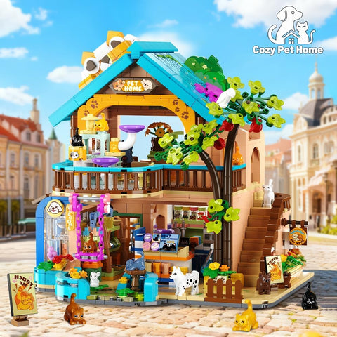 City Haustierladen Bauspielzeug mit Lichtern