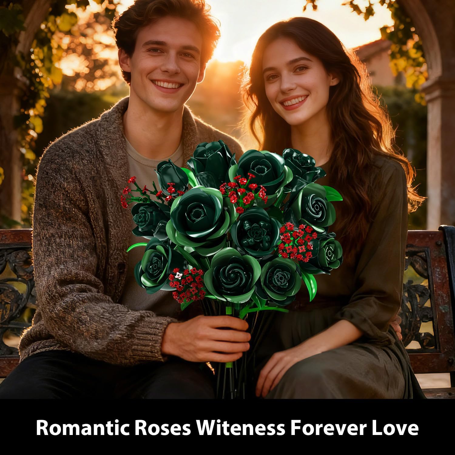 Blumenstrauß Bausatz mit Licht