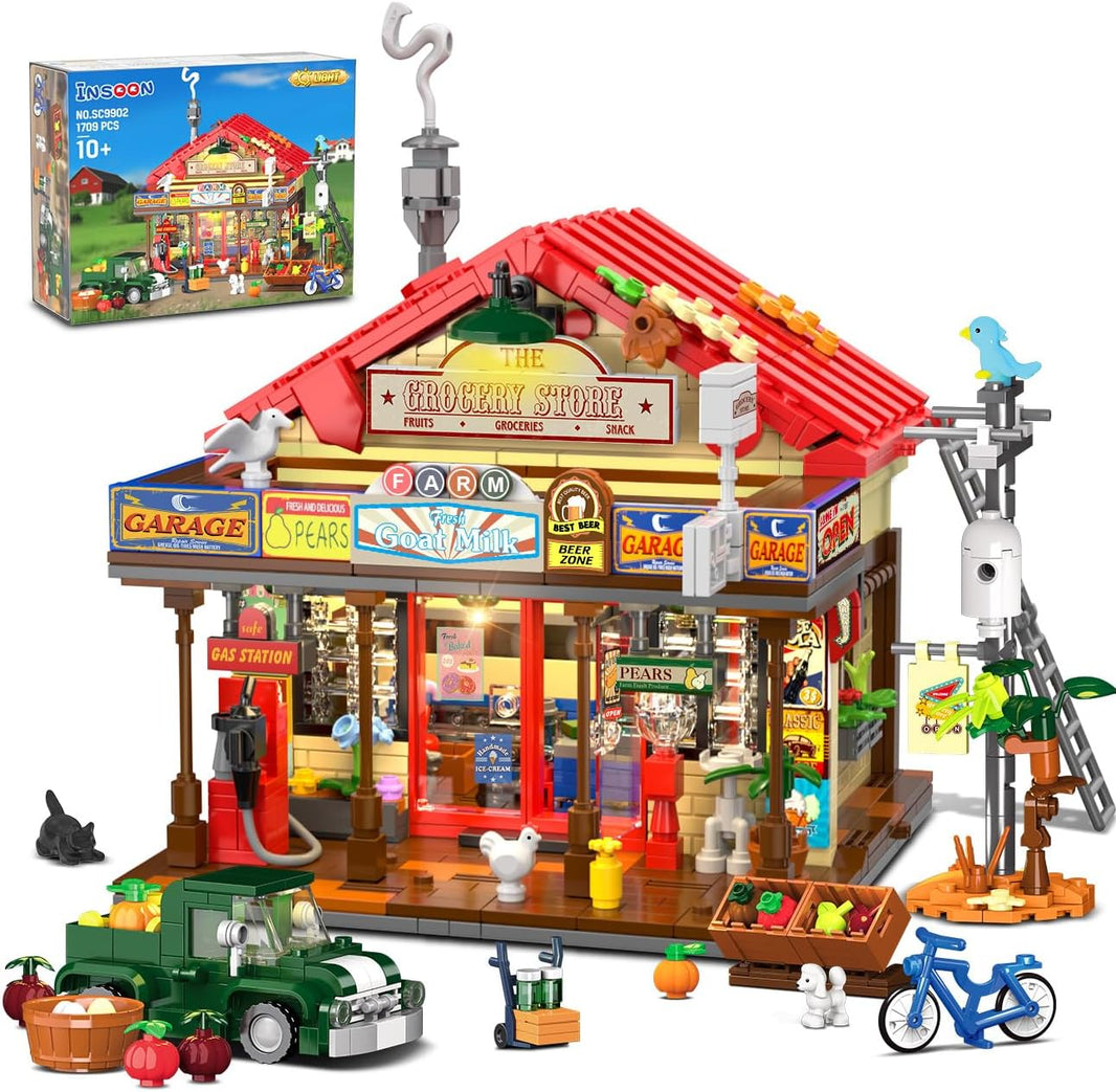 Land-Kaufhaus Bauset mit Beleuchtung