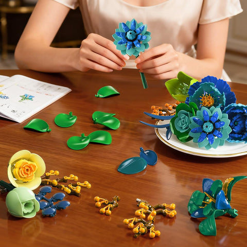 Blumen Bauspielzeug mit Vase