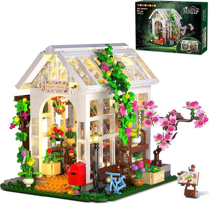 Blumenhaus Bausatz mit LED