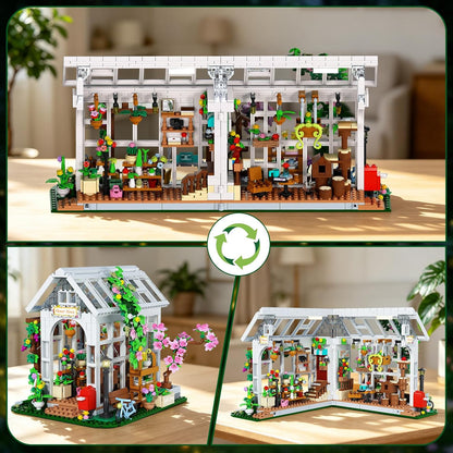 Blumenhaus Bausatz mit LED