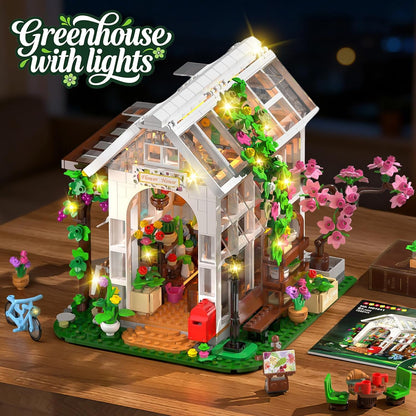 Blumenhaus Bausatz mit LED