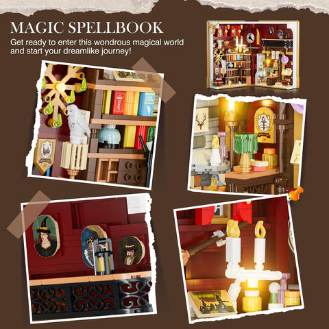 Magic Booknook Bauset mit LED-Beleuchtung