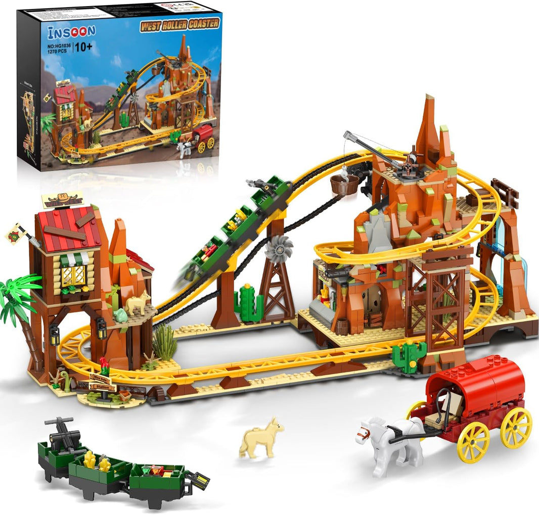 Western-Achterbahn Bauset