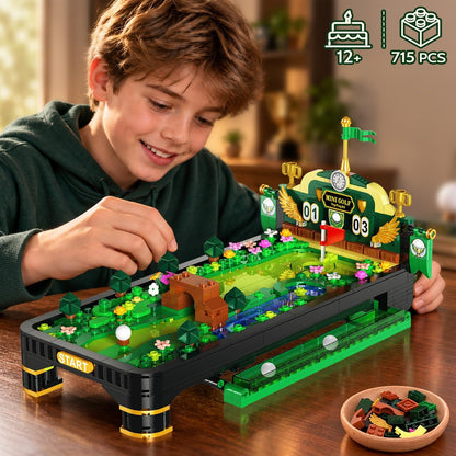 Minigolf Bauset mit 3 Golfschlägern, 2 Spielmodi