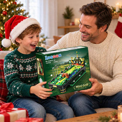 Minigolf Bauset mit 3 Golfschlägern, 2 Spielmodi