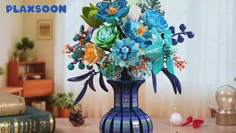 Blumen Bauspielzeug mit Vase