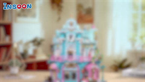 Burg Milchbäckerei Laden Bauset mit Beleuchtung